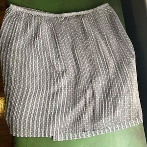 Polka dot mini skirt